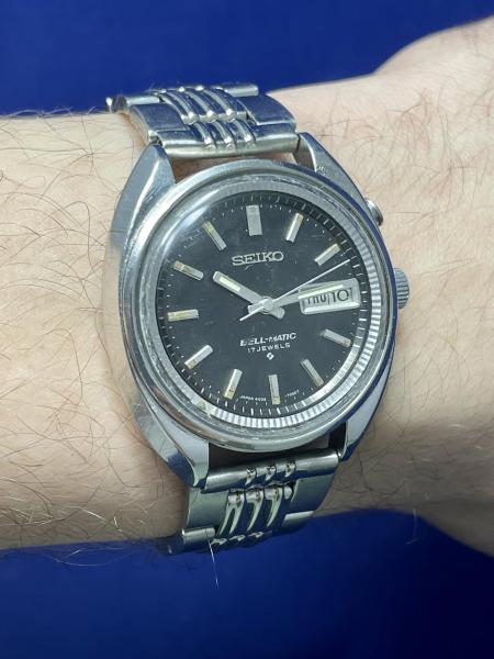 Relógio original Seiko Bell-Matic alarm 38mm 4006-6080,