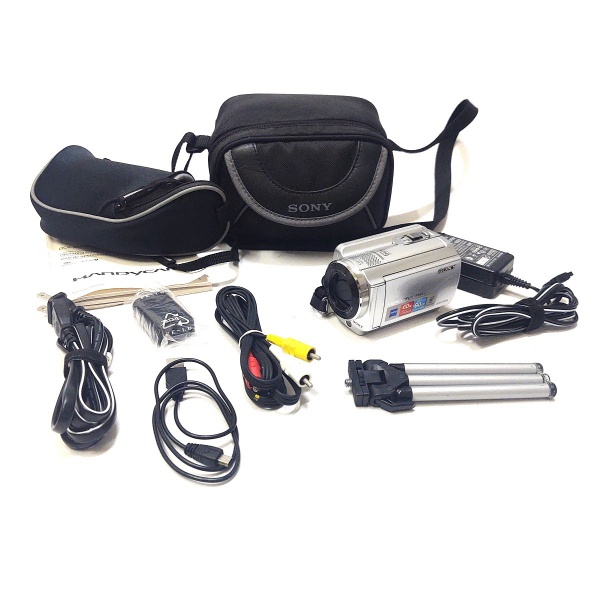 SONY HANDCAM / 60X ZOOM - CAMERA FILMADORA DE 80GB COM FACE