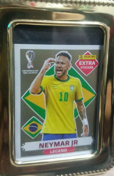 AS 4 LEGENDS NEYMAR JUNIOR (Brasil) - AS 4 FIGURINHAS EXTRA LEGENDS - OURO