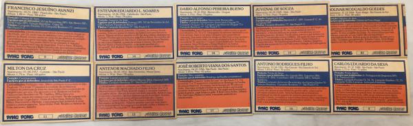 Mais Cards do Chiclete Ping Pong (anos 80) : r/futebol