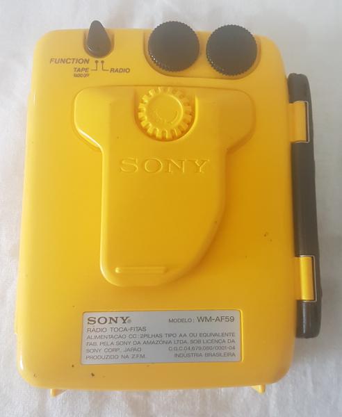 Sony Walkman Sports Wm-af59 / Am/fm , Muita Raridade /