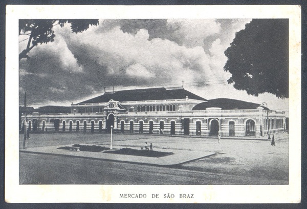 Nostalgia Belém - Mercado de São Brás visto pela Av. José