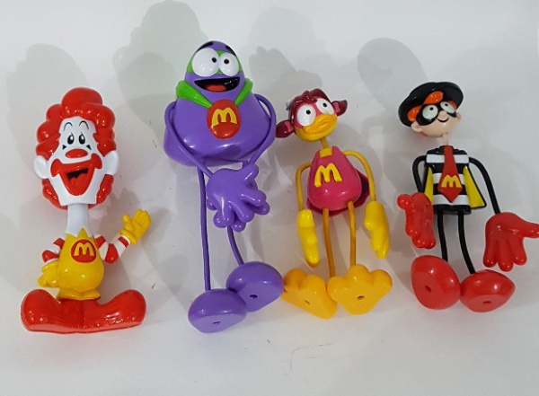 McDonalds - 02 Bonecos promocionais da década de 90, Pa