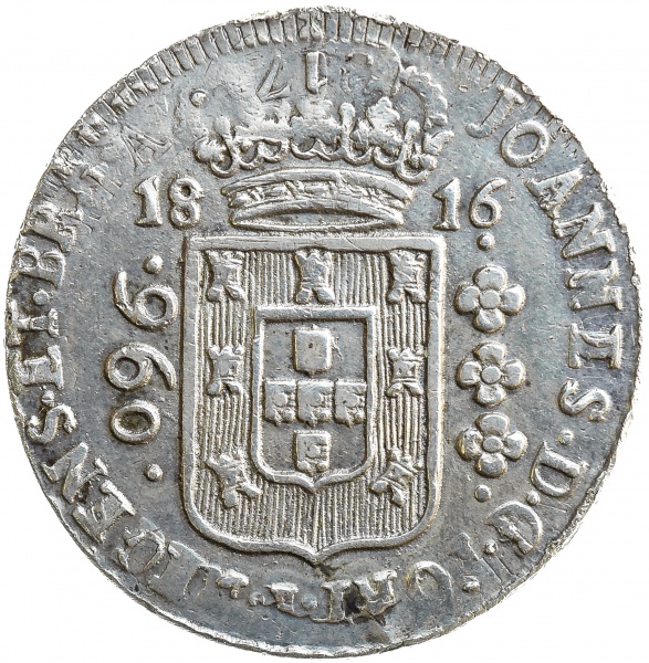 Moeda Do Brasil - 960 Réis - 1816 B - Bahia - (PRORROGA