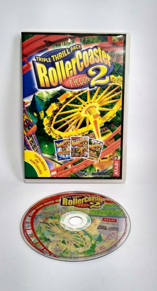 Original jogo - RollerCoaster Tycoon 2 - PC CD - Totalmente em