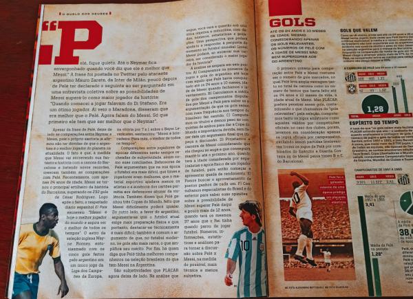 Sebo do Messias Revista - Placar - Ano 2015 - N°.1407 - Pelé 75