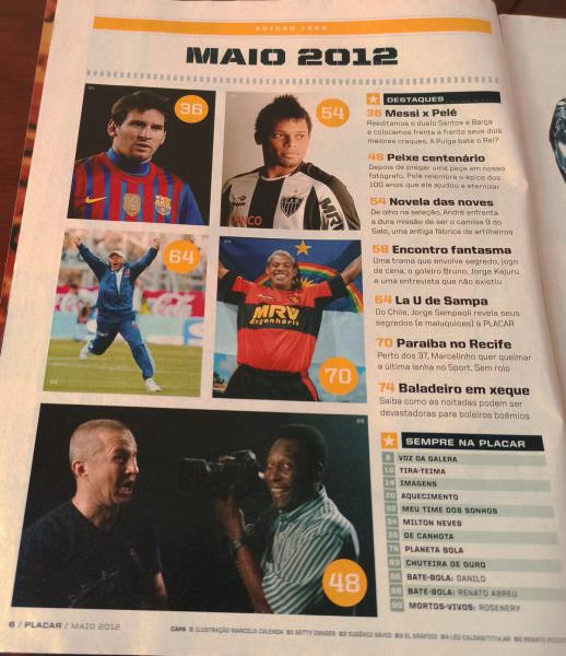 Sebo do Messias Revista - Placar - Ano 2015 - N°.1407 - Pelé 75