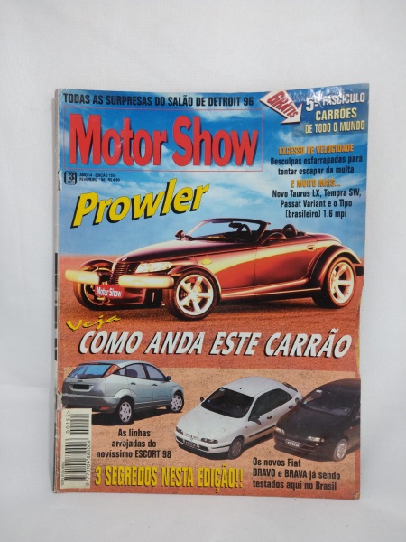 Revista Motor Show Ano 14 Edição 155, Fevereiro de 1996 da Editora