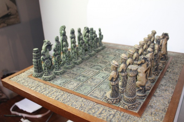 Jogo de xadrez profissional