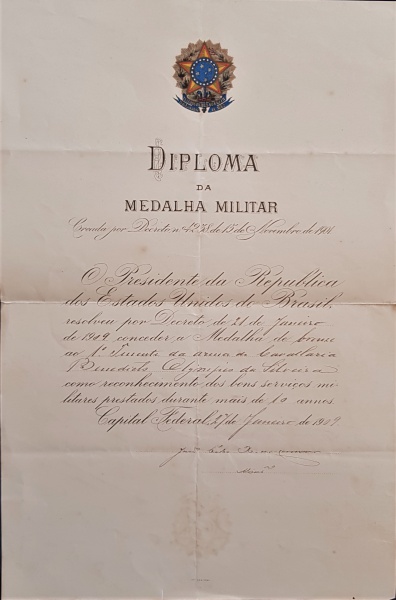 Documento RepÚblica Federativa Do Brasil Diploma Es 2315