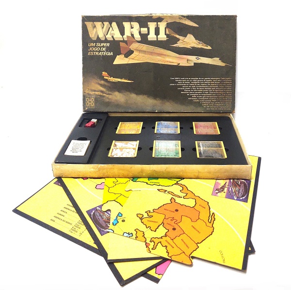 Jogo War Antigo Grow Anos 70 Completo Em Sua Caixa Original