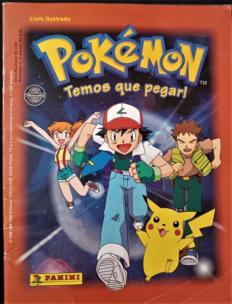 Album De Figurinhas Pokémon Completo Sem Poster Antigo Usado