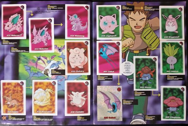 Album De Figurinhas Pokémon Completo Sem Poster Antigo Usado