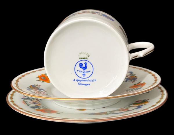 Antigo jogo de cha porcelana Tchecoslovakia-composto po