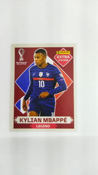 Figurinha Extra Legend KYLIAN MBAPPÉ Bordô original Panini