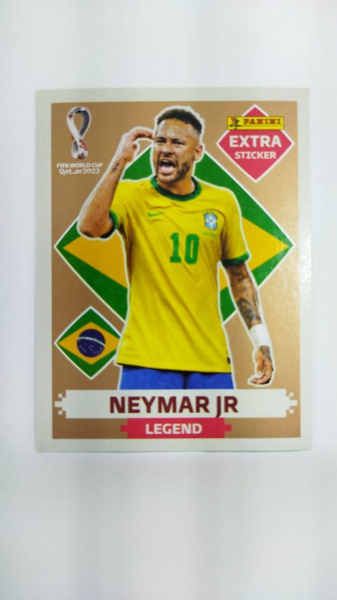 figurinha legend Neymar bronze copa 2022