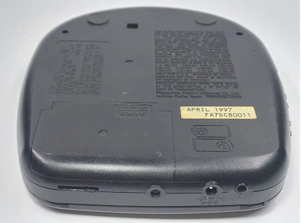 Discman Panasonic Sl-S120 XBS- Portable Player em bom e