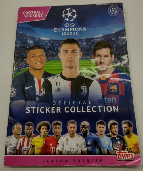 Figurinhas UEFA Champions League 2019/20 - lote com 10 envelopes