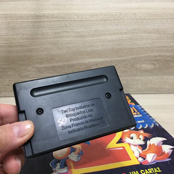 Jogo Sonic The Hedgehog 2 original Tectoy para Sega Mega Drive +