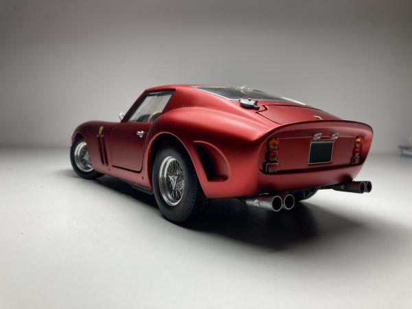 Ferrari 250 GTO Hot Wheels Elite Vermelha Escala 1/18 m