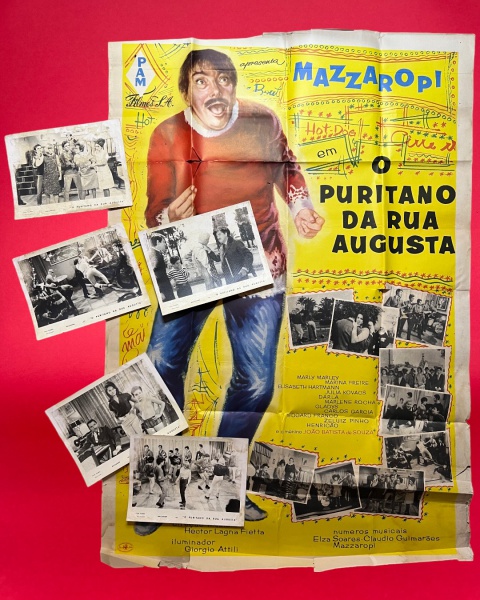 MAZZAROPI (1912-1981) - CARTAZ ORIGINAL DE - Jecão, um