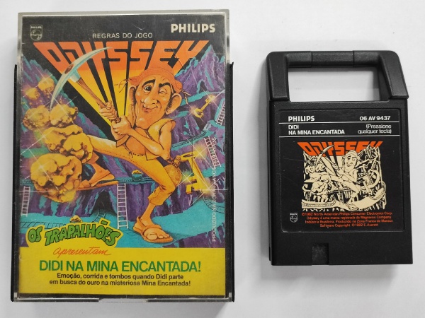 Philips - Odyssey - Cartucho - Fita - Jogo Didi na mina