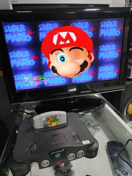 N64 - Nintendo 64 - Cartucho - Fita - Jogo Super Mario