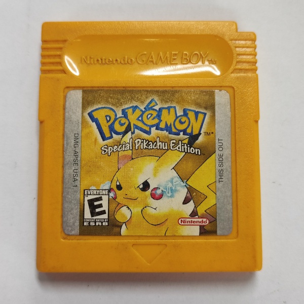 Fita Pokémon Yellow Pikachu Compatível Game Boy Gbc Gba