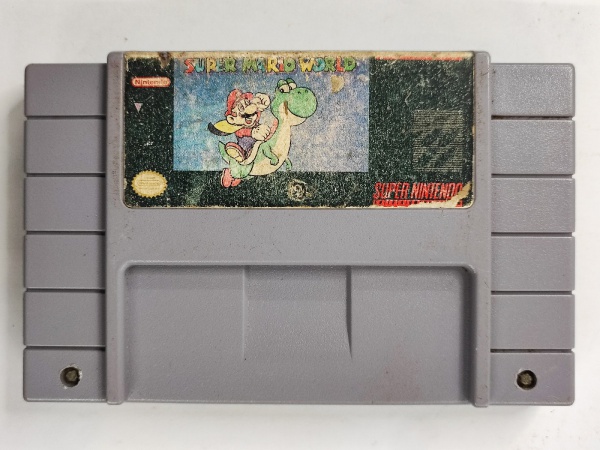 Cartucho Fita Jogo Super Mario World Super Nintendo Snes em