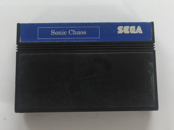 Cartucho Master System Sonic Chaos Tec Toy Completo