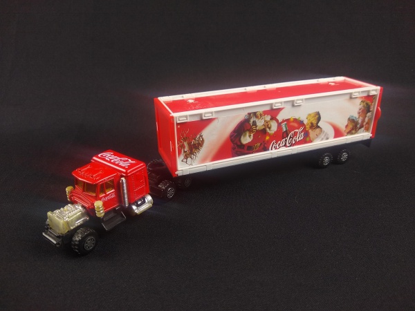 Coca-Cola Caminhão de brinquedo da Coca-Cola - Natal - 2001