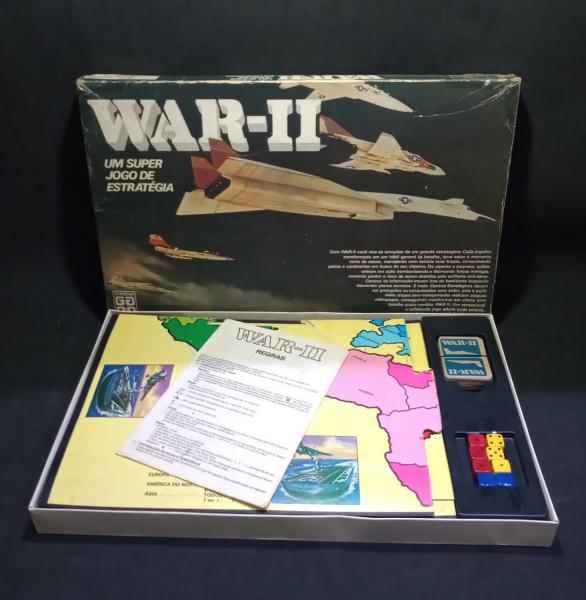 Jogo War ll, Grow, anos 80. Completo, com manual origin