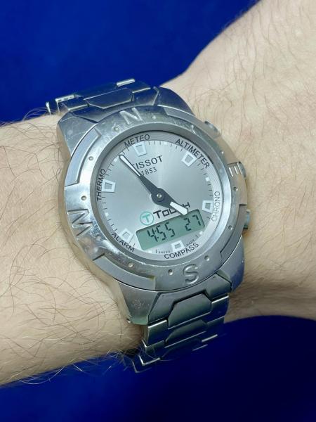 Rel gio original Tissot Touch 41mm quartz refer ncia