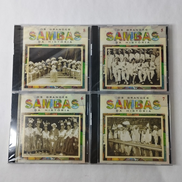 CD- lote com 4CDs/ O melhor de Samba/Só pra contrariar