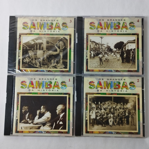 CD- lote com 4CDs/ O melhor de Samba/Só pra contrariar