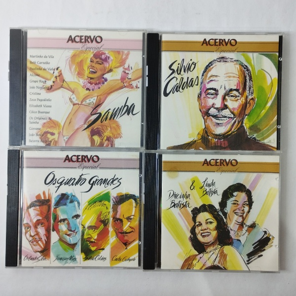 CD- lote com 4CDs/ O melhor de Samba/Só pra contrariar