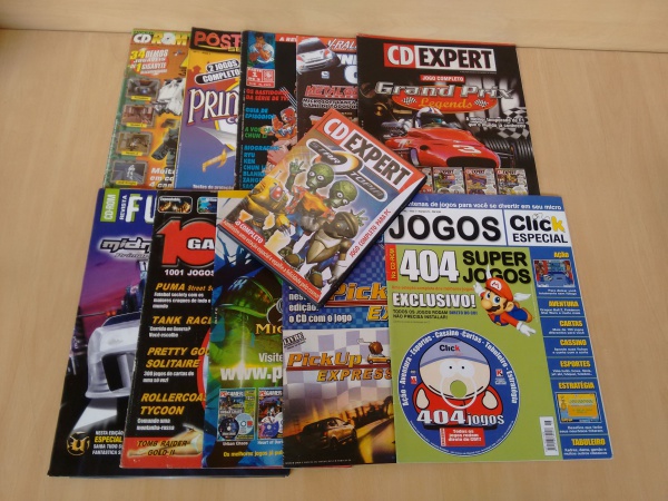 lote de revistas de vídeo game.