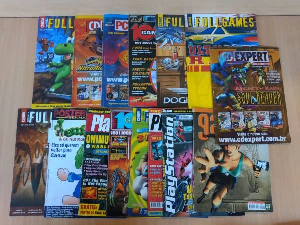 lote de revistas de vídeo game.