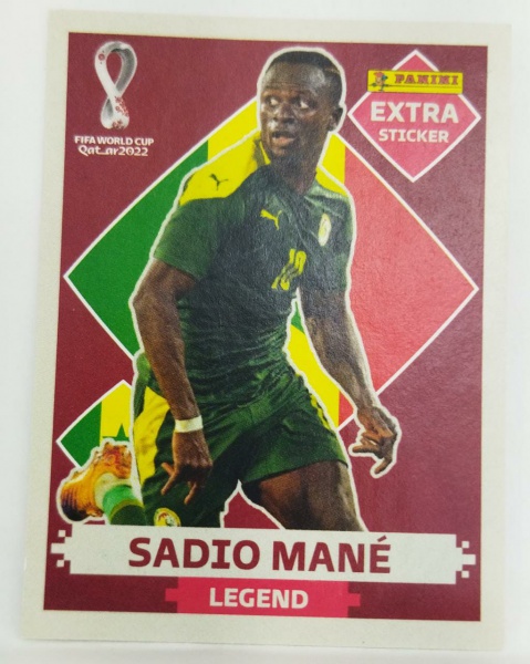 SADIO MANÉ BORDÔ (Base) - EXTRA LEGEND (Senegal) - Figurinha