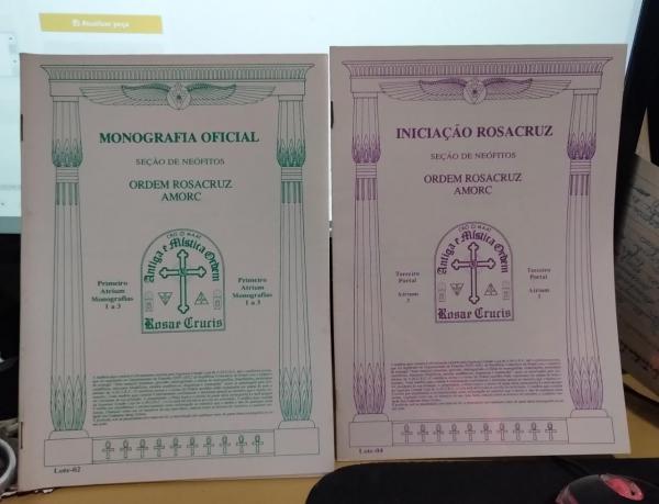 Lote de 12 monografias - seção de neófitos - da Ordem R