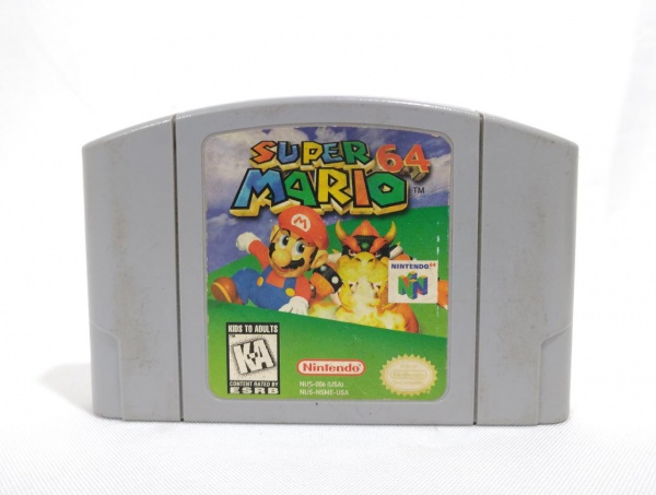 RETRÔ GAMES - Cartucho do jogo Super Mario 64