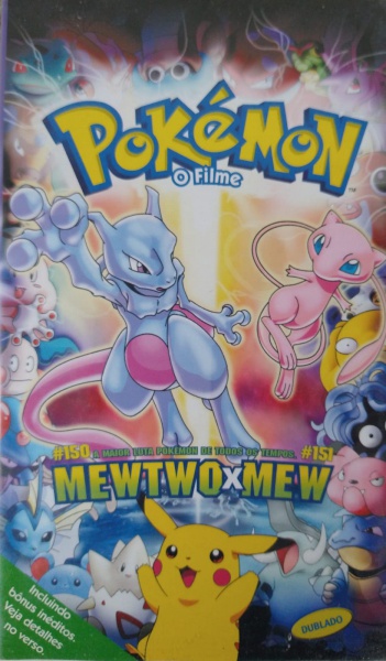 Fita Vhs Pokemon O Filme Dublado Mewtwo X Mew