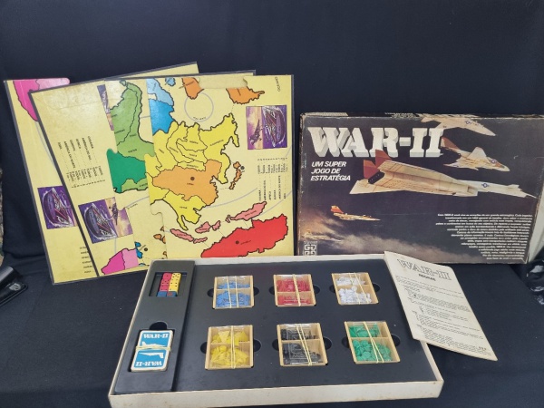 Jogo War ll, Grow, anos 80. Completo, com manual origin