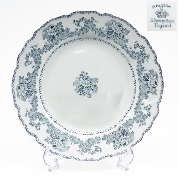 RALEIGH JOHNSON BROS ENGLAND - Prato em porcelana inglesa com