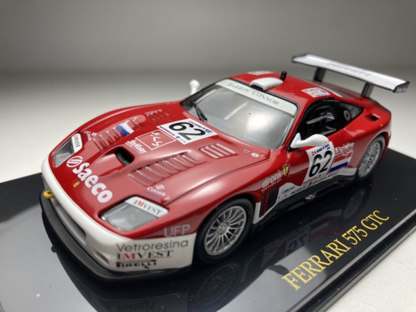 ホビーラジコン Ferrari 575GTC Auto Scale Collection Ferrari 575 GTC Escala 1/43 miniatura em metal diecast.