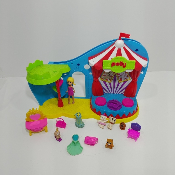 Circo da Polly Pocket com alguns acessorios