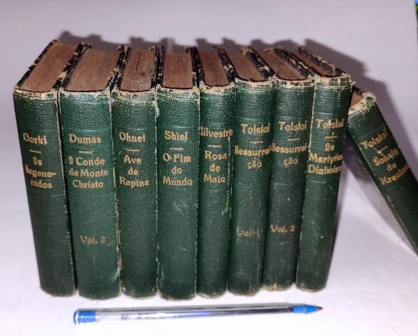 Lote com 9 (nove) Mini Livros antigos da Editora Civili