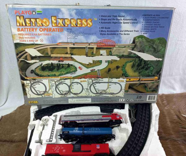 Brinquedo Antigo Trem Metro Express 3710 A Playgo