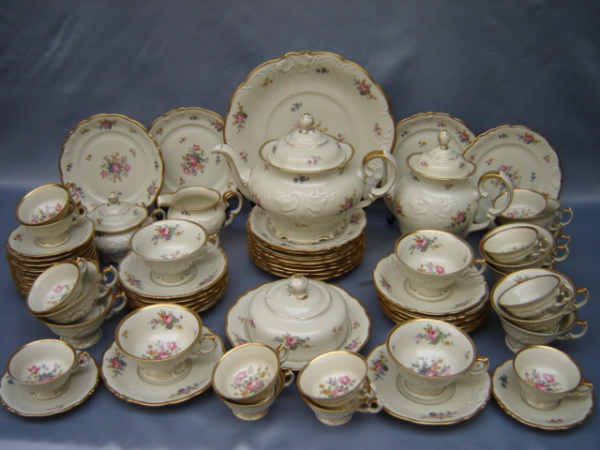 conjunto porcelana Schmidt antigo