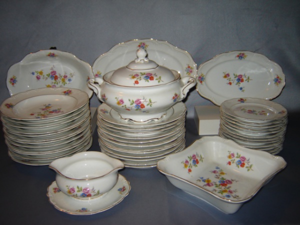 conjunto porcelana Schmidt antigo